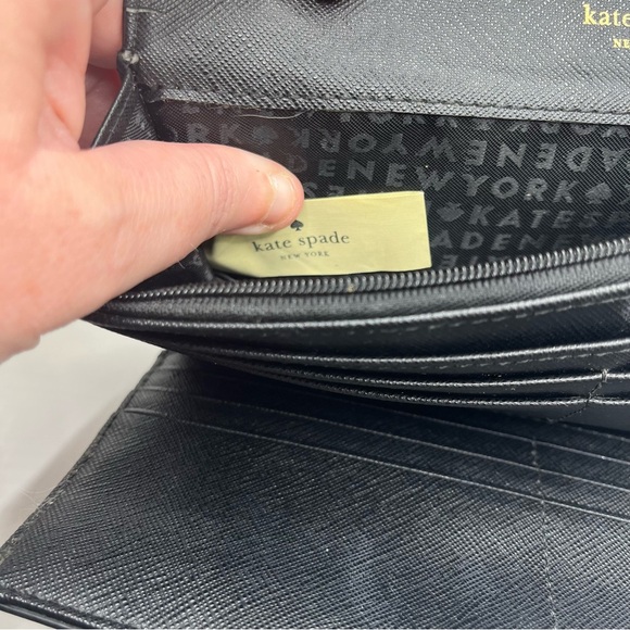Kate Spade Black Clutch Wallet - Picture 9 of 10
